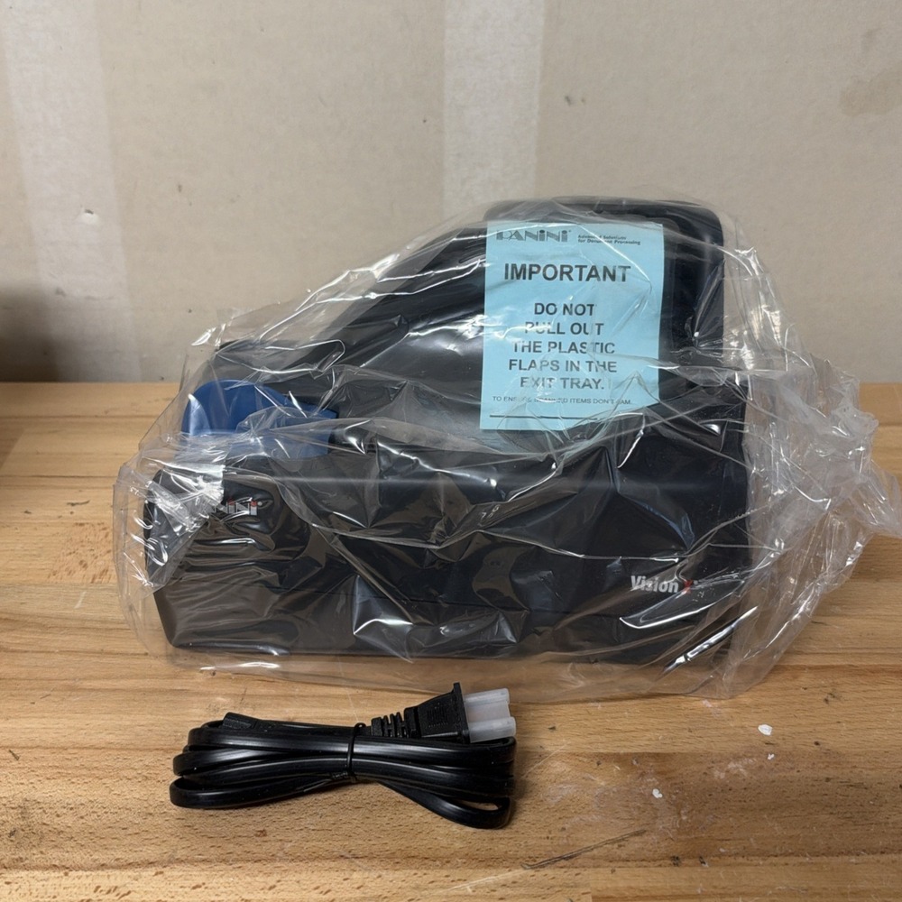 Panini Vision X Series Check Scanner Reader New in Box Money Handling